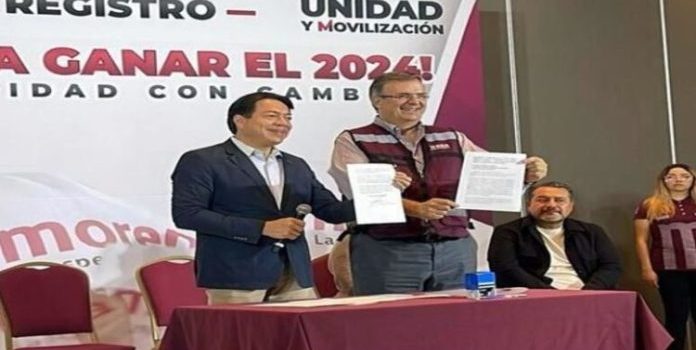 Ebrard es el primer aspirante en registrarse como candidato presidencial de Morena