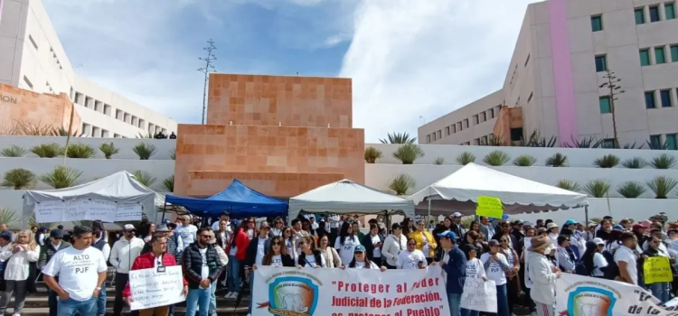 Trabajadores del PJF paran labores Trabajadores del PJF paran labores