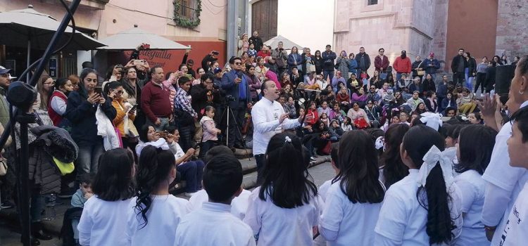 Realizan con éxito el concierto del Movimiento Coral Infantil de Zacatecas