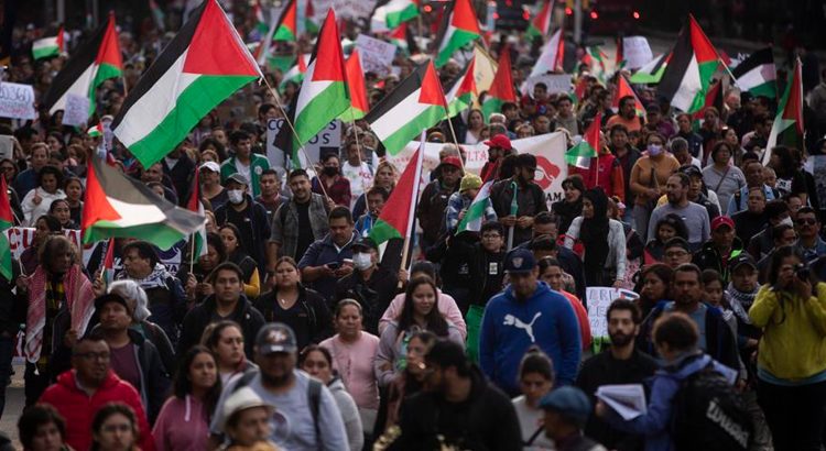 Realizarán marcha en solidaridad con Palestina