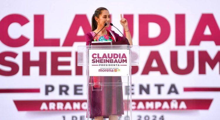 Llega Claudia Sheinbaum a Zacatecas