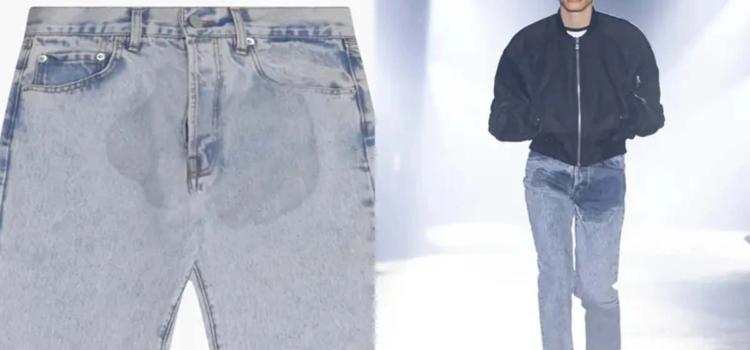 ¡Revuelo en la moda! ¿Jeans con manchas de orina, la nueva tendencia? ¡Revuelo en la moda! ¿Jeans con manchas de orina, la nueva tendencia?