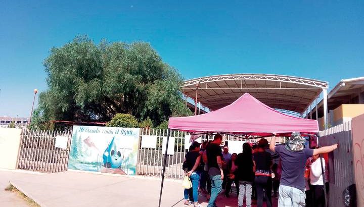 Mantienen tomada la escuela de Guadalupe