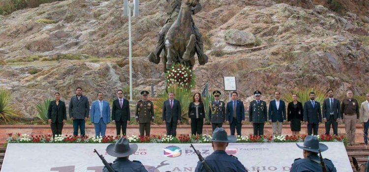Celebran los 110 años de la Toma de Zacatecas
