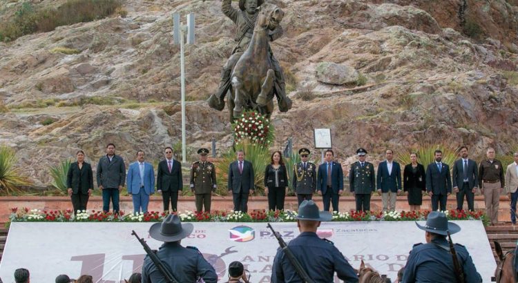 Celebran los 110 años de la Toma de Zacatecas