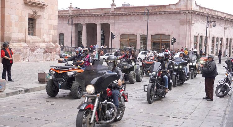 Bikers invaden el Centro Histórico de Zacatecas
