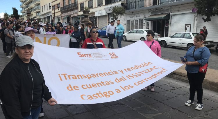 Hubo protestas; pero avanza reforma al sistema de pensiones del Issstezac