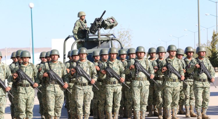 Arriban 300 militares a Fresnillo