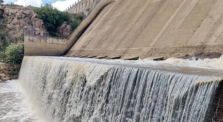 La presa El Cazadero está a su máxima capacidad