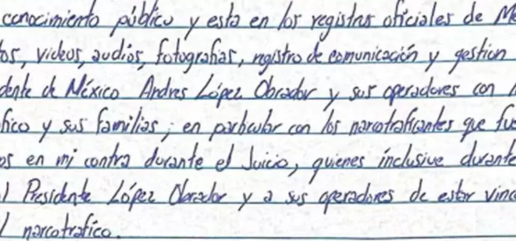 Genaro García Luna rompe el silencio desde prisión y acusa a AMLO: «Tengo pruebas de sus vínculos con el narco» Genaro García Luna rompe el silencio desde prisión y acusa a AMLO: «Tengo pruebas de sus vínculos con el narco»