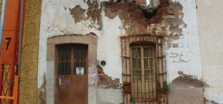 Reportan 167 fincas que están en riesgo de derrumbe