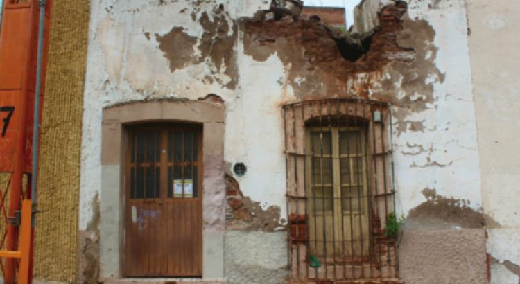 Reportan 167 fincas que están en riesgo de derrumbe
