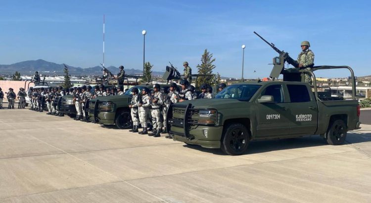 Arriban militares a Fresnillo