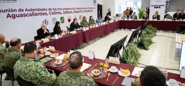 Se reúnen gobernadores del occidente para tratar temas de seguridad