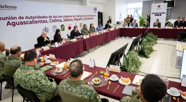 Se reúnen gobernadores del occidente para tratar temas de seguridad