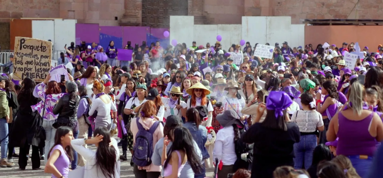 Conmemoran el Día Internacional de la Mujer en Zacatecas