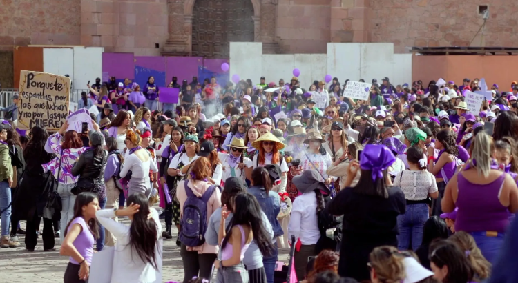 Conmemoran el Día Internacional de la Mujer en Zacatecas