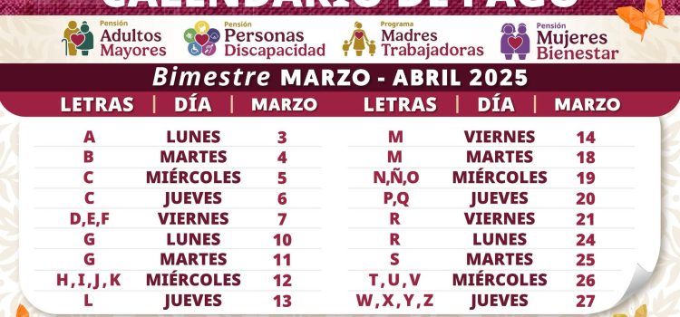 Comienza la entrega de Pensiones Bienestar en Zacatecas