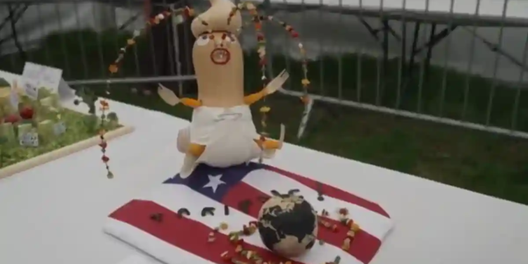 Mandaron a Trump a la… verdura