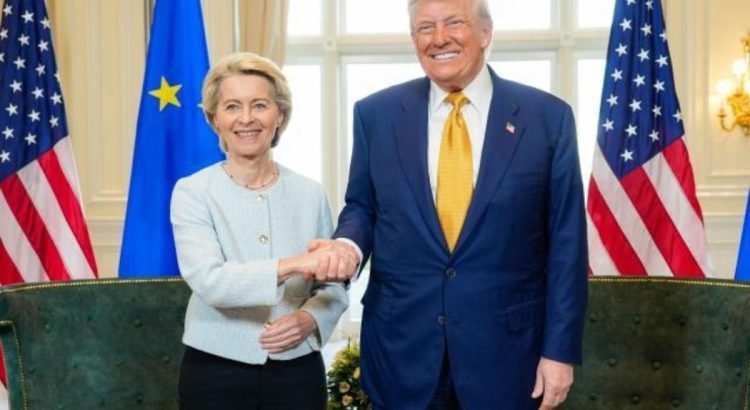 Llegan Estados Unidos y la Unión Europea a acuerdo comercial Llegan Estados Unidos y la Unión Europea a acuerdo comercial