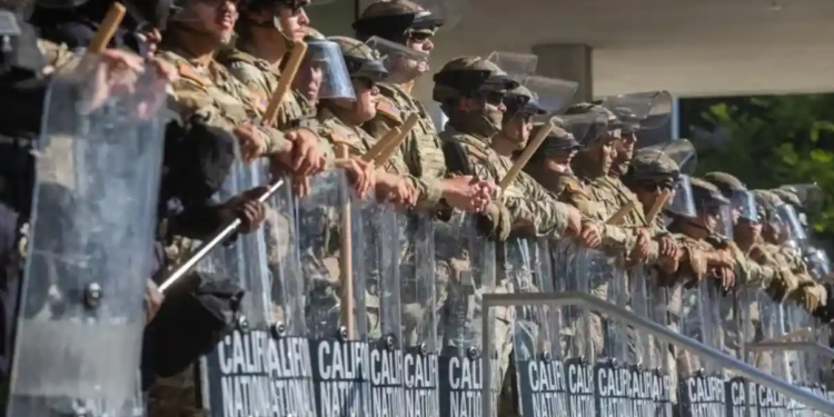 Retira el Pentágono parte de la Guardia Nacional desplegada en Los Ángeles Retira el Pentágono parte de la Guardia Nacional desplegada en Los Ángeles