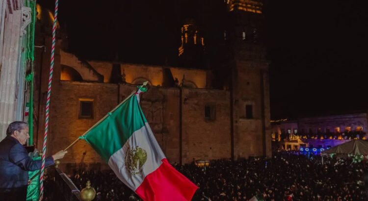 Con rechifla al Gobernador David Monreal da el Grito de Independencia en Zacatecas