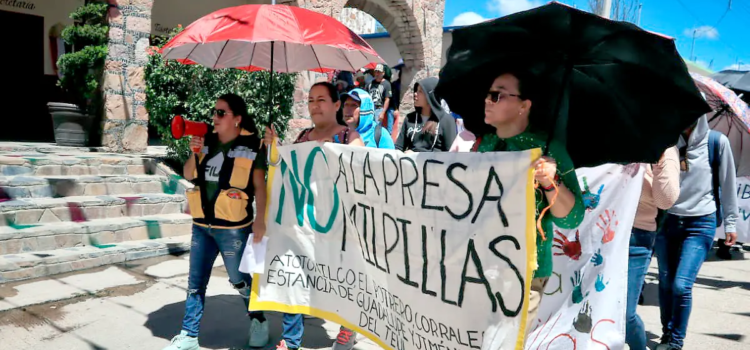 Habitantes de Jiménez del Teúl rechazan construcción de la Presa Milpillas