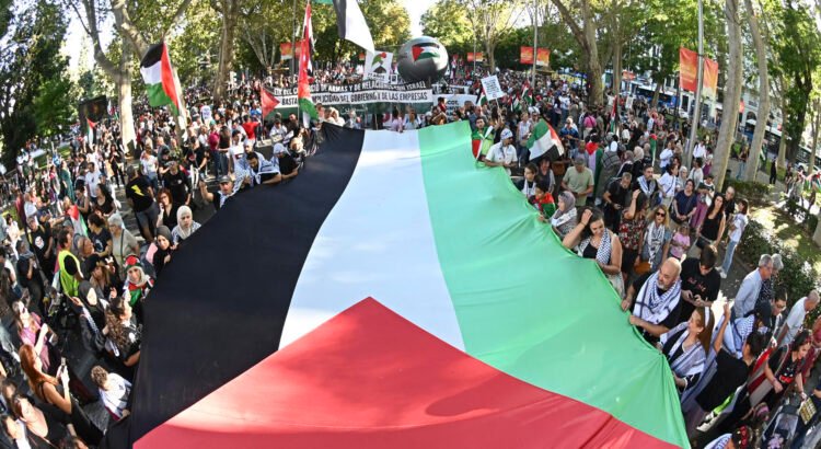 Miles marcharon en Europa a favor de Palestina Miles marcharon en Europa a favor de Palestina