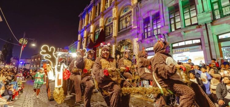 Un éxito el desfile navideño en Zacatecas
