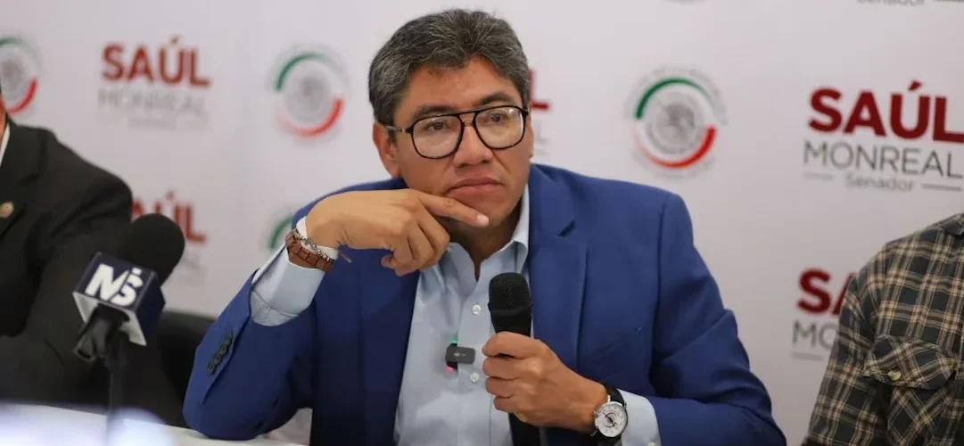 Pide destitución del dirigente estatal de Morena: Saúl Monreal