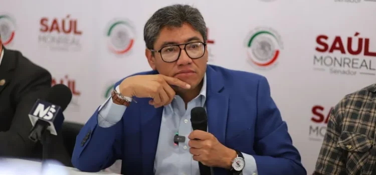 Pide destitución del dirigente estatal de Morena: Saúl Monreal Pide destitución del dirigente estatal de Morena: Saúl Monreal