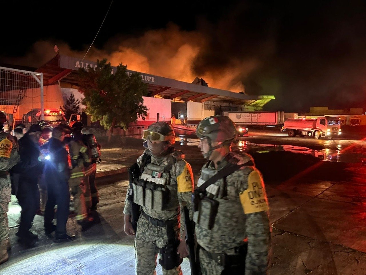 Incendio consume bodega de Segalmex tras protesta de productores en Zacatecas